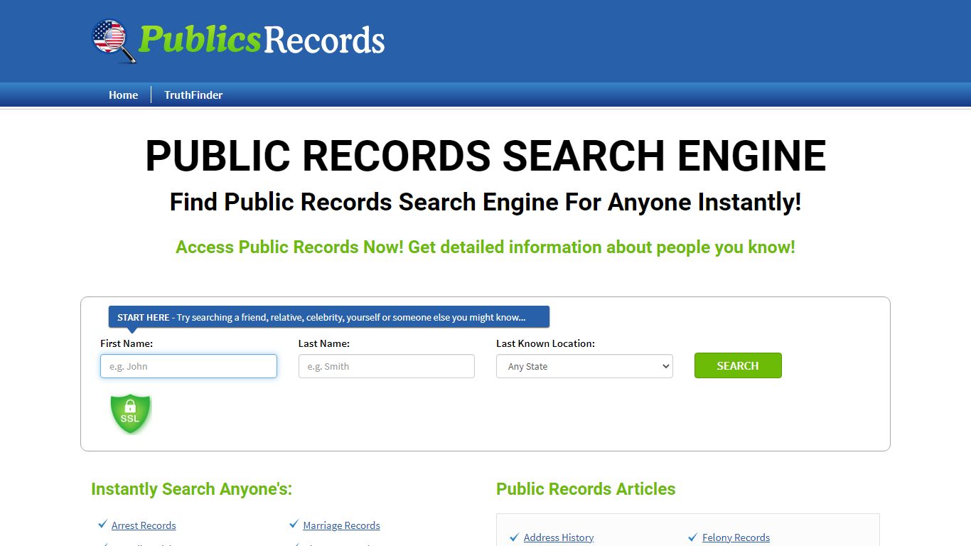 Find Public Records Search Engine For Anyone Instantly!